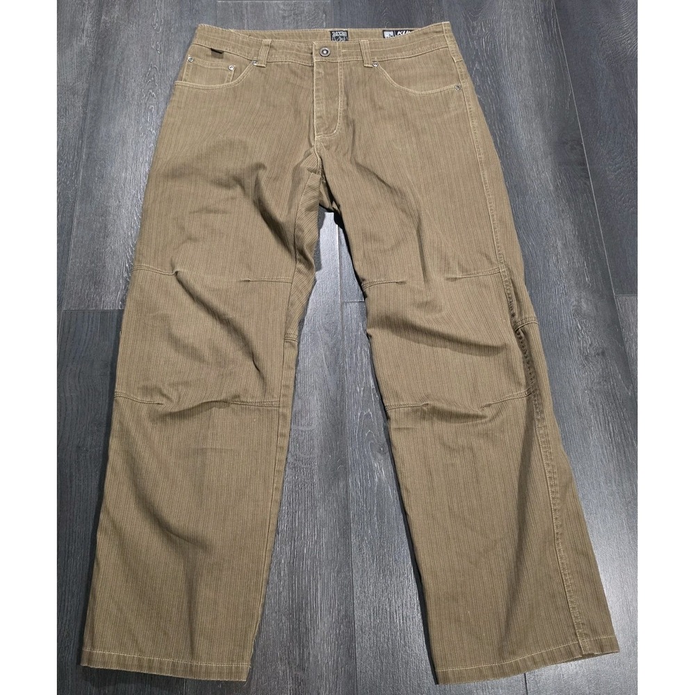 Kuhl Exile Kord Pants Men 34x30 Patina Dye Outdoor Trail Hiking Straight Leg